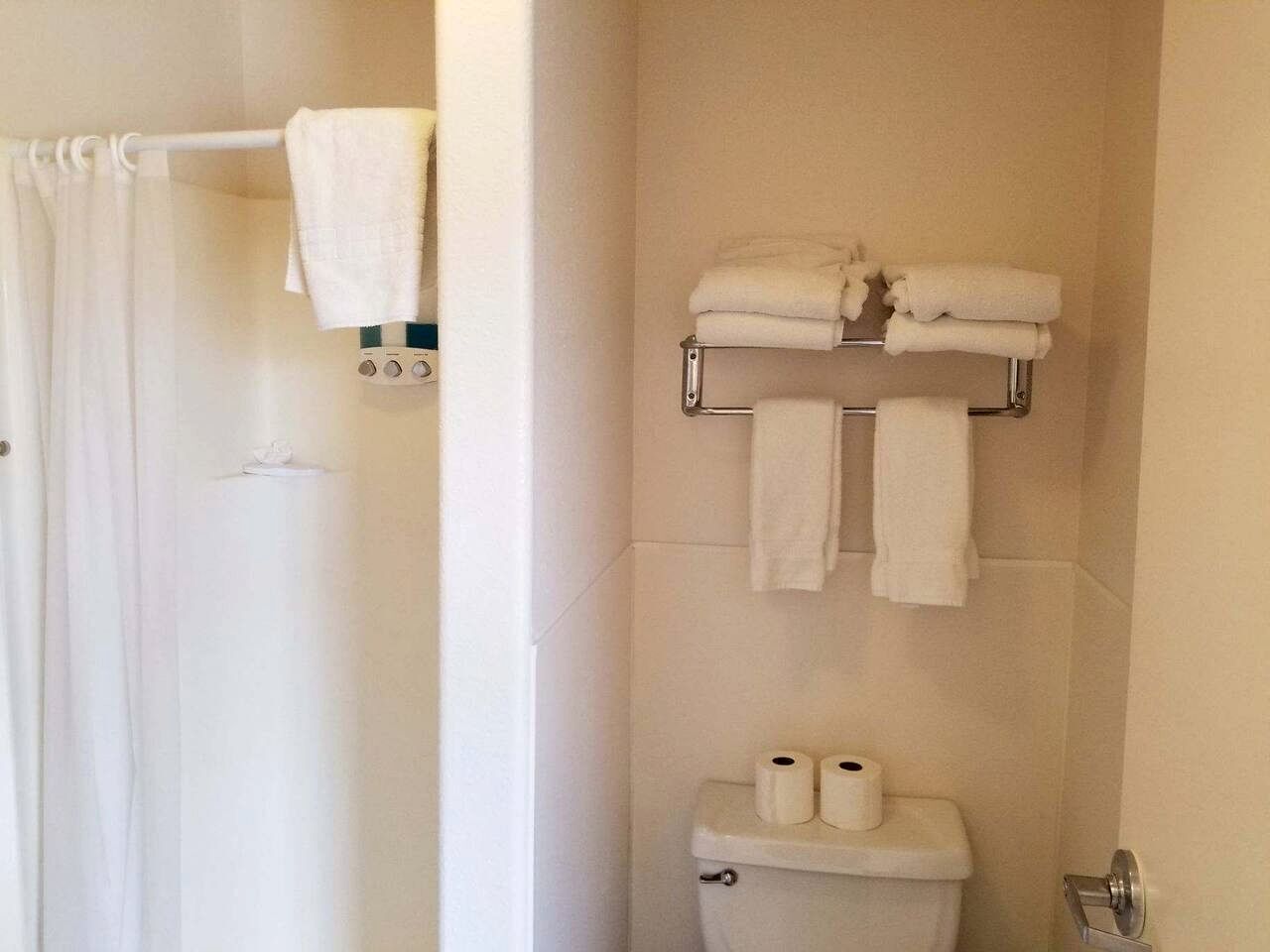 Hair dryer, towels