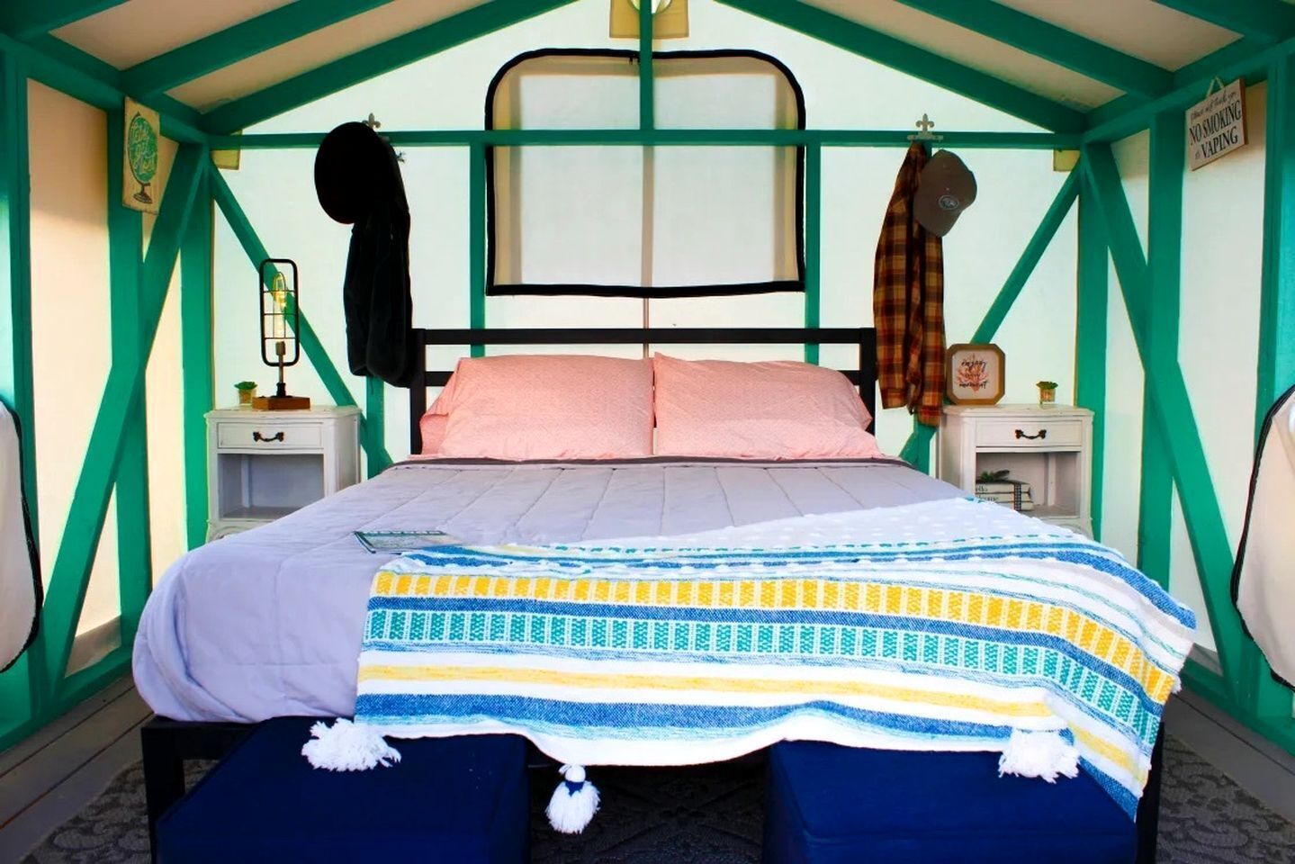 1 quarto, roupa de cama