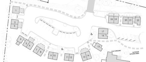 Kart over overnattingsstedet