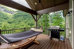 Property grounds - Mountain Hideaway with Waterfall Views & Relaxing Hammocks in Chimney Rock, North Carolina (Chimney Rock)