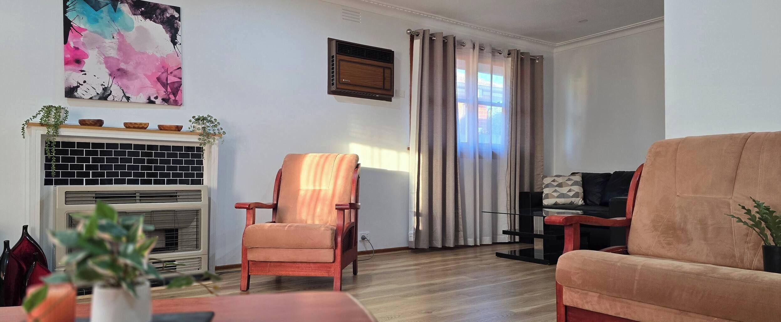 Maison, 3 chambres, balcon, vue jardin | Salle de séjour