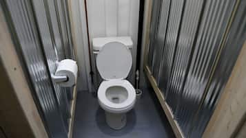 Towels, soap, shampoo, toilet paper