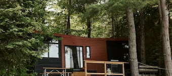 Gorgeous Tiny House Nestled Amidst Trees and Fire Pit Provided in Petawawa, Ontario