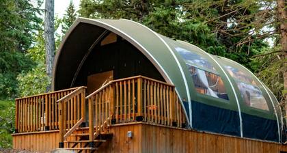 Unique Tented Cabin Fully Furnished and Equipped Perfect for Groups or Families in Alberta