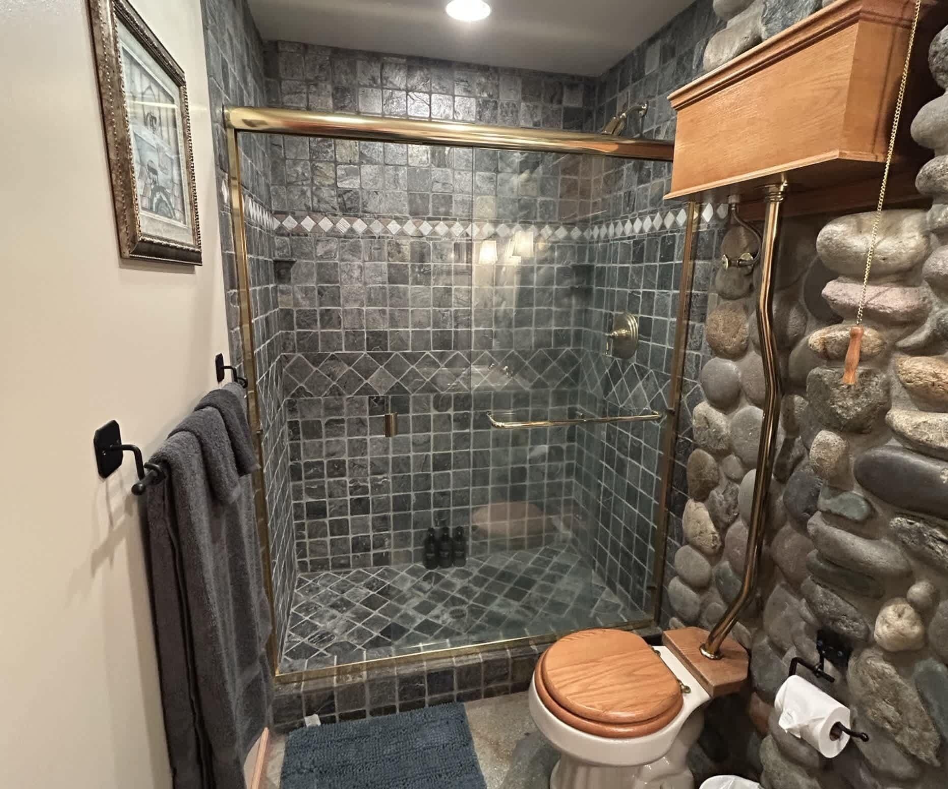 House, Multiple Beds, Mountain View (Alpine Osage) | Bathroom | Towels