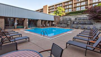 Indoor pool, a heated pool