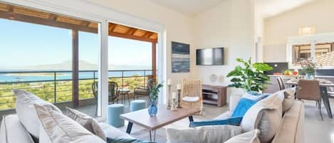 Villa luxueuse, vue sur la montagne | Aire de séjour