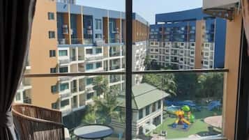 Deluxe Condo, Balcony, Pool View | Balcony view