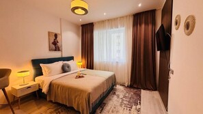 Studio Comfort, 1 Tempat Tidur Double, Bebas Asap Rokok | Tirai kedap cahaya dan Wi-Fi gratis