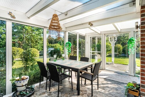 Ferienhaus mit Whirlpool und Sauna am Bernsteinsee