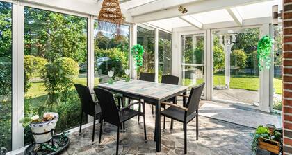 Ferienhaus mit Whirlpool und Sauna am Bernsteinsee