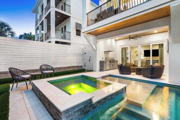 Terrace/patio - The Pearl- Brand New Home-Private Pool-Elevator (MIRAMAR BEACH)