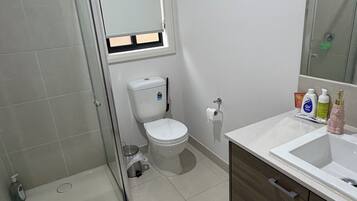 Towels, soap, toilet paper