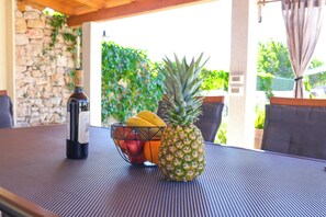 Outdoor dining - Vrbo Property (Dobrinj)