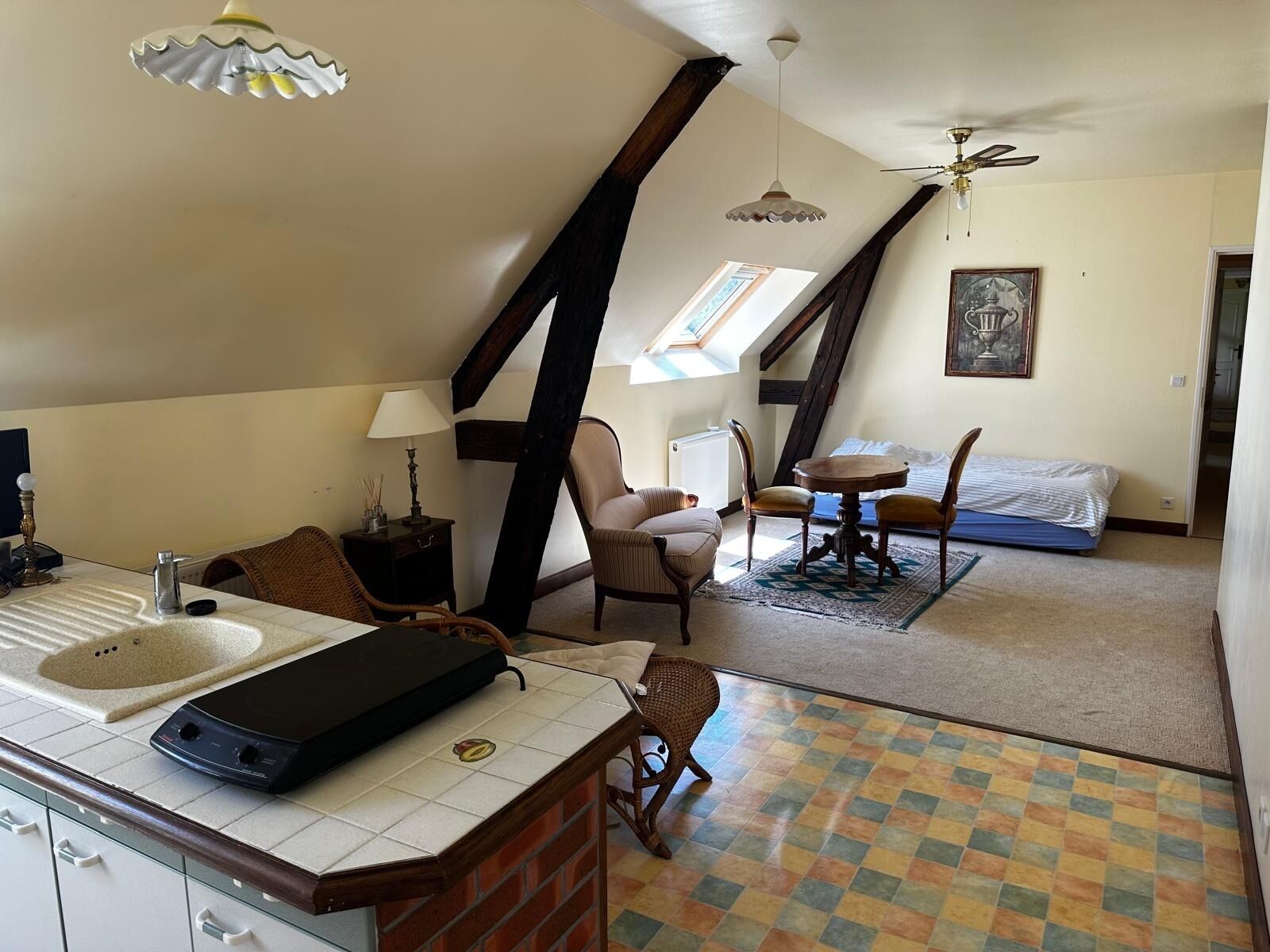 5 dormitorios, tabla de planchar con plancha, wifi y ropa de cama