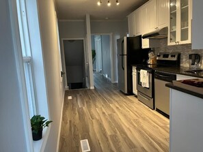 Fridge, microwave, oven, stovetop - Character Home Downtown and 17th Av. (Calgary)