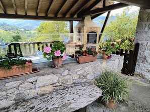 Terrace/patio - Casa la Xerra with Spectacular Views (Grazanes)
