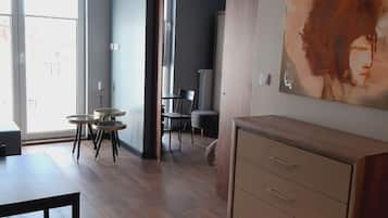 Comfort-lejlighed - balkon | Spiseområde