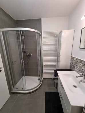 Shower - Apartment 'Meini' in the Old Train Station (Brilon)