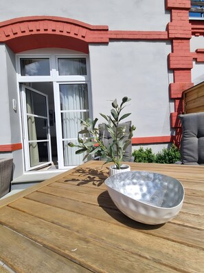 Terrace/patio - Apartment 'Meini' in the Old Train Station (Brilon)