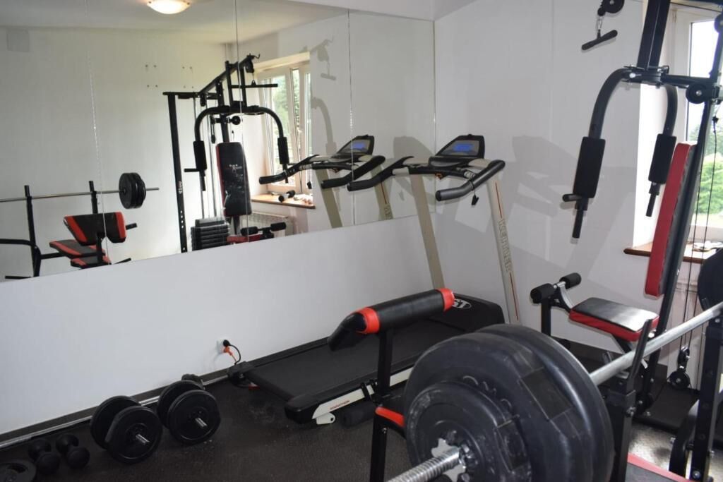 Chambre Double Économique, vue montagne | Salle de remise en forme