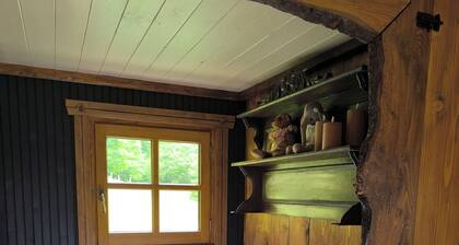 Ma cabane bohÚme dans un endroit paradisiaque.bois. étangs.
TrĂšs calme