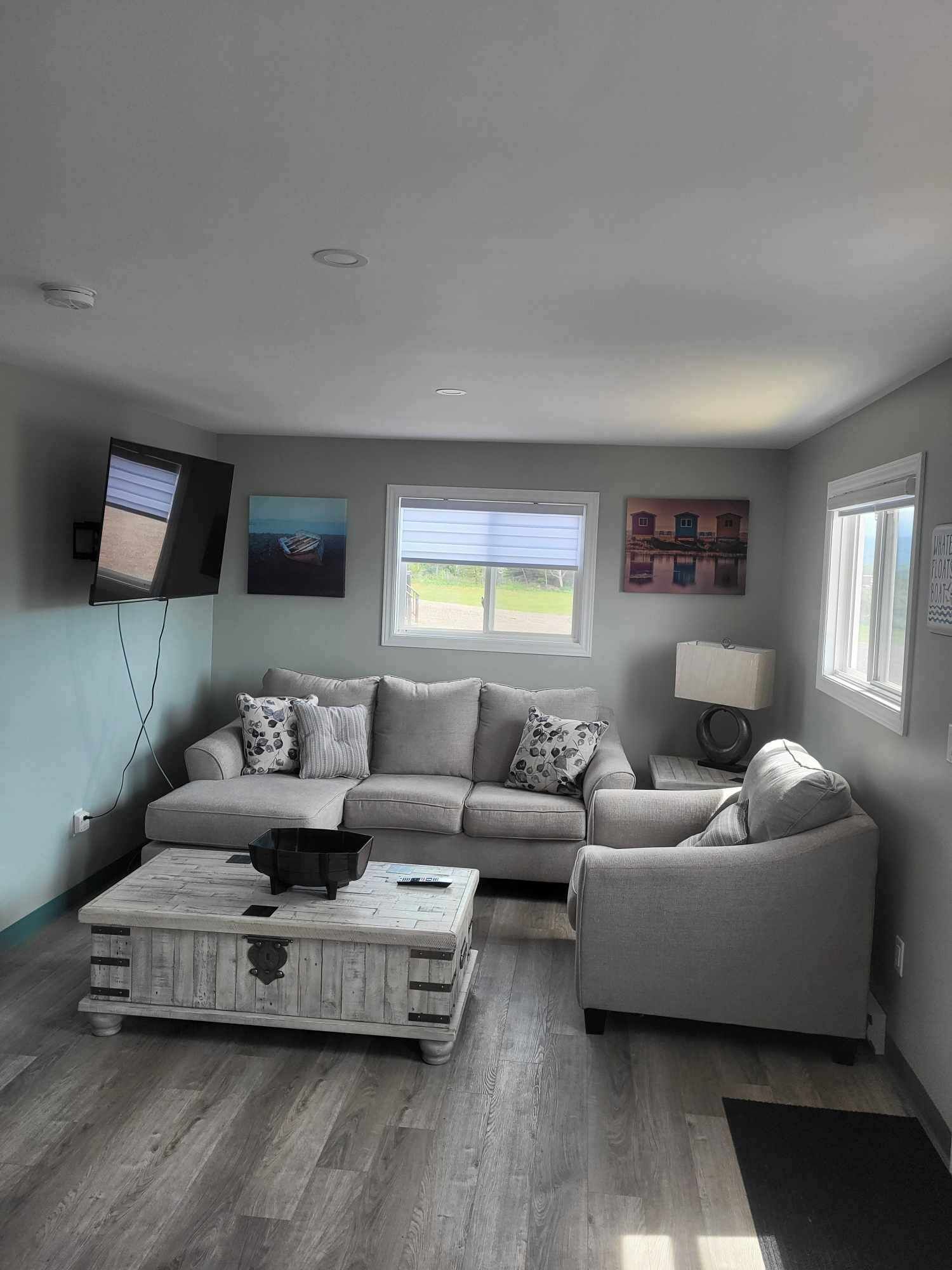 Comfort Cabin, Beach View | Living area