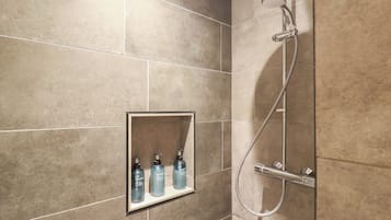 Shower, hair dryer