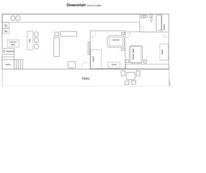 Floor plan - Newly remodeled 2-bedroom in perfect location (Vista)