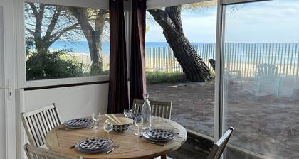 Chalet Dune Sud avec vue sur la mer et terrasse privée.