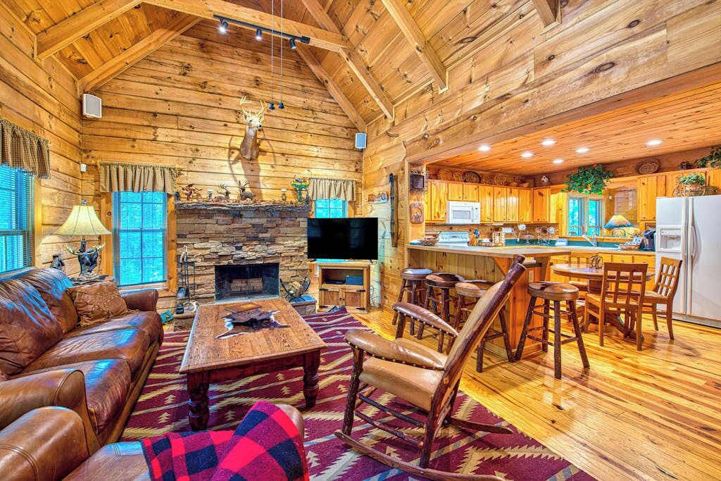 TV, fireplace, DVD player, stereo