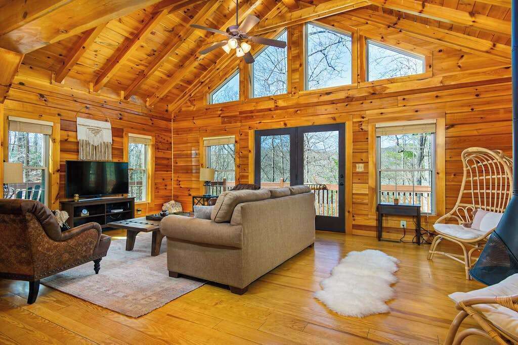 TV, fireplace, video games, DVD player