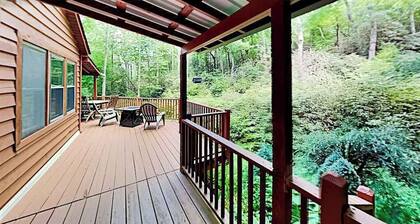 Updated Creekside Getaway with Private Waterfall | Near Asheville & Lake Lure