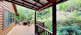 Updated Creekside Getaway with Private Waterfall | Near Asheville & Lake Lure