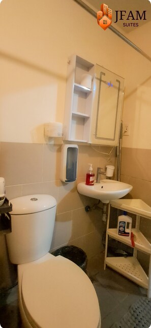 Bathroom - JFam Suites | C4-11K Studio | Up To 4 Pax (Biñán, Laguna)