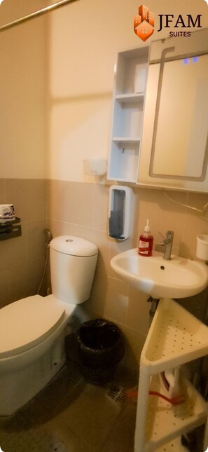Bathroom - JFam Suites | C4-11K Studio | Up To 4 Pax (Biñán, Laguna)