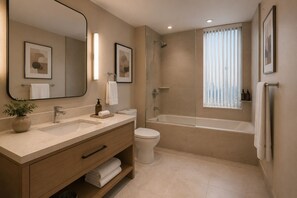 Standardzimmer, Stadtblick | Badezimmer
