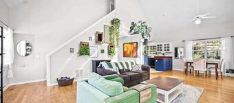 Gorgeous chalet perched on a hill with pool and tennis court access