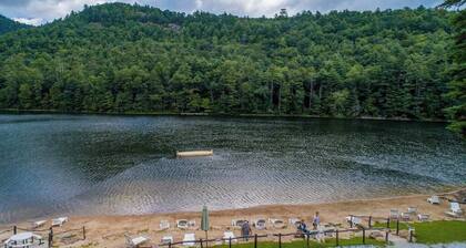 Lake-view dog-friendly condo with pools, hot tub, sauna, tennis, & balcony