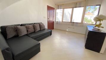 Deluxe-Studiosuite, Stadtblick | Wohnbereich