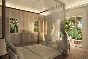 Villa, eigener Pool | Zimmersafe, Schreibtisch, Verdunkelungsvorhänge, Bügeleisen/Bügelbrett