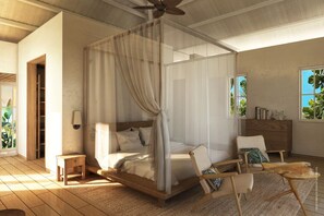Villa, eigener Pool | Zimmersafe, Schreibtisch, Verdunkelungsvorhänge, Bügeleisen/Bügelbrett