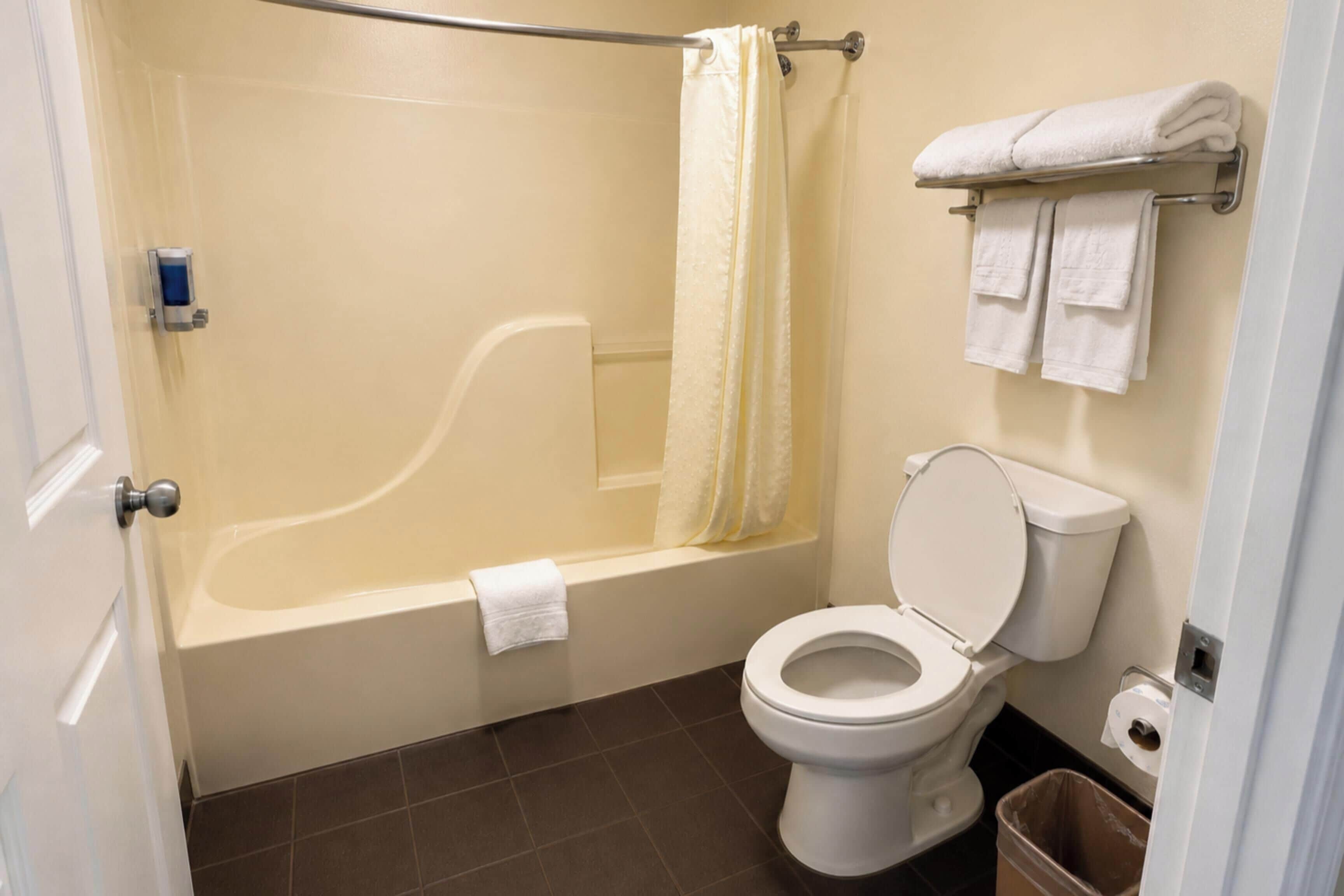 Free toiletries, hair dryer (on request), towels