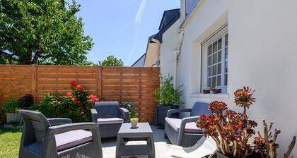 Chambre d'hôtes « Un Détour Entre Mer et Campagne » avec terrasse, jardin partagés et Wi-Fi