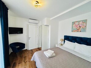 In-room safe, blackout curtains, soundproofing, iron/ironing board - Sani Beverly Hills Luxury Villas (SANE)