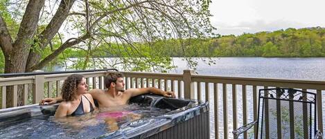 Baignoire à remous extérieure