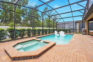 Pool - NEW! Princess Theme! Minutes to Disney World! Private Pool and Hot tub! Theatre! (Kissimmee)