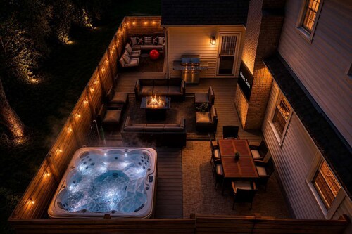 Rocky Mount Retreat | Hot Tub | Firepit | Gameroom