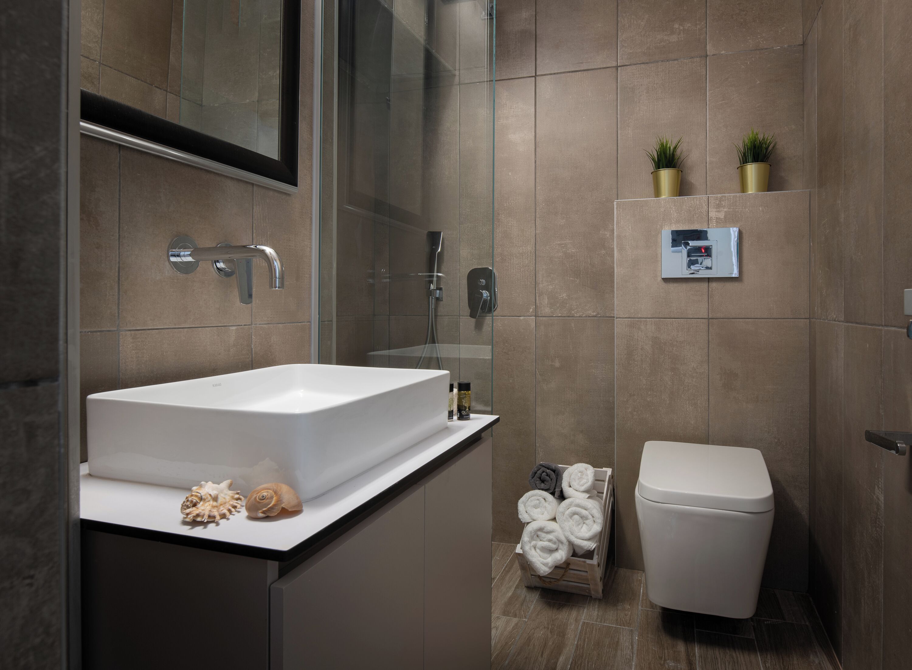 Apartamento, 1 habitación | Lavabo del cuarto de baño