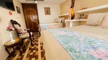 1 chambre, fer et planche à repasser, Wi-Fi, literie fournie